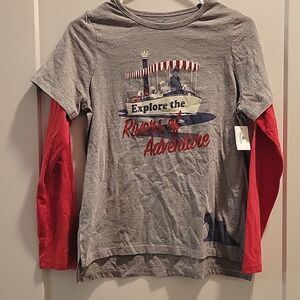 Disney Parks Shirt  Kids Jungle Cruise Double-Up - Rivers of Adventure Youth XL